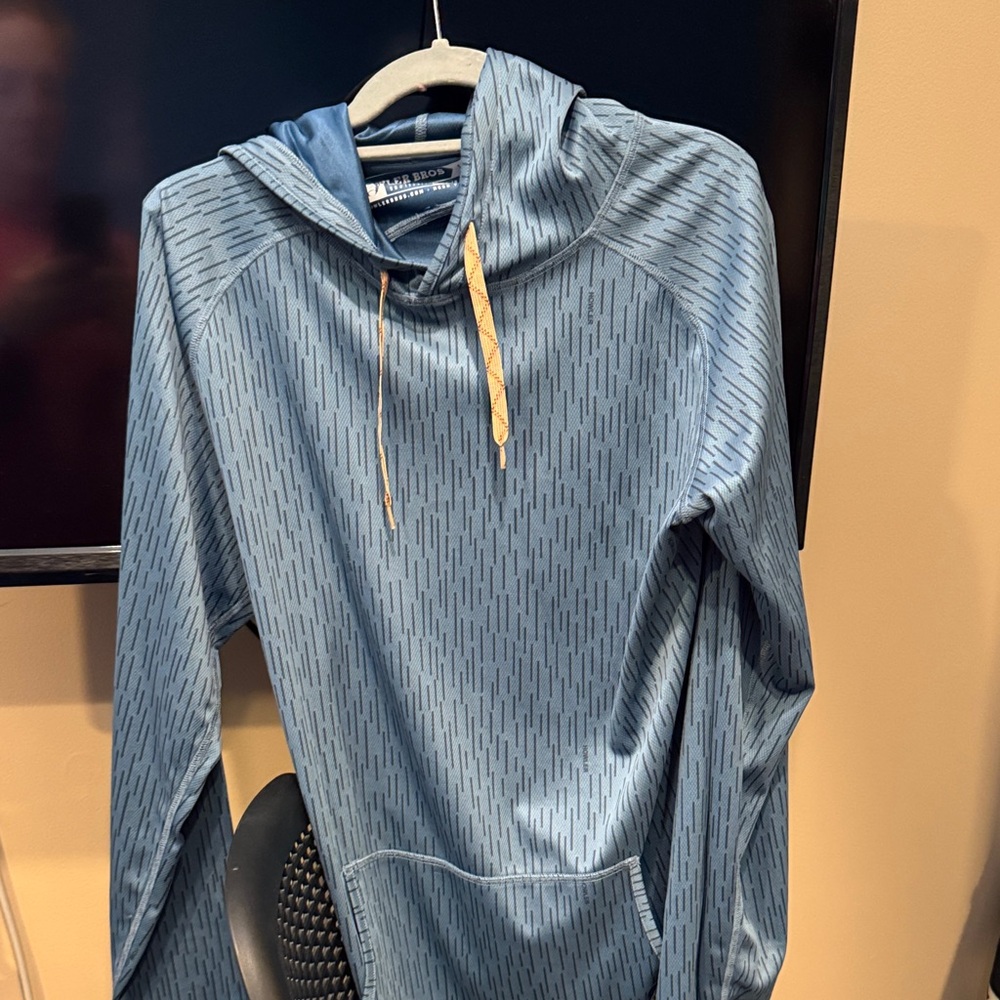 Howler Brothers Blue and Yellow Patterned Hoodie